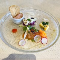 TEIEN Restaurant comodo - 庭園前菜4品盛り合わせ 季節の彩り