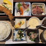 魚沼釜蔵総本店 - 竹御膳（1749円）