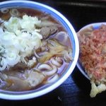 ねぎどん - ねぎ肉うどん　¥550