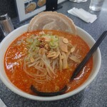 らーめん涌井 - 味噌ピリ辛ラーメン