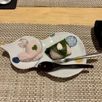 あじ彩　真 - 桜ムース､桜餅
