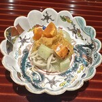 日本料理 別府 廣門 - カラスミ大根　蕎麦