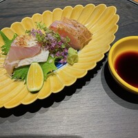 山中温泉　花紫 - 1日目 のど黒お刺身