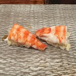 290318739 - 福岡県 糸島の天然車海老、”醤油”と”塩＋海老の味噌” の二通りを味わえてとても嬉しかったです