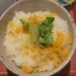 麦と麺助 - カラスミご飯