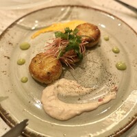 FONDA MEXICANA New York 銀座店 - ③メキシカンクラブケーキ３種のサルサ2000円