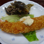 ロッジホットタイム - 大きな海老フライ