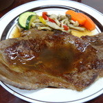 ロッジホットタイム - 米沢牛のサーロインステーキ