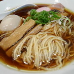 Japanese Soba Noodles 蔦 - 極太メンマと自家製中細ストレート麺