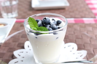 チェルシーズガーデンカフェ - 軽井沢ブルーベリーのレアチーズ