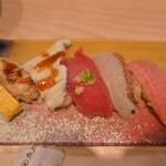 回転寿司 みさき - 料理写真:春の五貫盛