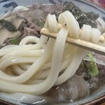 むぎ屋 - 落ち着いた時間帯のうどんは柔らかめ