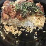 かつ丼吉兵衛 - 半分まで食べます