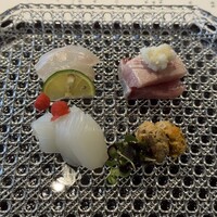 下鴨茶寮 本店 - ひらめ　鰤　いか