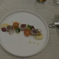 ザ ガーデン ブラッスリー&バー - 並べられた前菜の配列のカラーかステキ