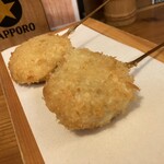 串あげ ムタヒロ - ホタテ串揚げ