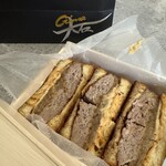 銀座 大石 - お土産の“ハンバーグサンド”