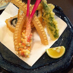 市場ずし駅前 - 鱧天ぷら \780+税