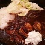 大エビのブツ切りカレー1760円