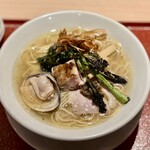 麦と麺助 - 春薫る桑名産天然蛤の潮そば 2700円　※土夜限定