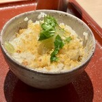 麦と麺助 - 自家製カラスミと筍の春ご飯