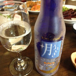 村上水産 鮮魚部 - 日本酒のスパークリング、月うさぎ。甘いと思いました。