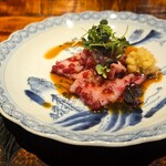 和み処 男山 - 鯨の鹿の子（顎肉）