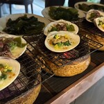 レフェルヴェソンス - Food Presentation ※蛤と蛍烏賊のリゾットを七輪で仕上げ