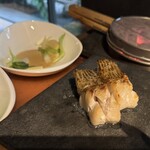 レフェルヴェソンス - Food Presentation ※九絵の皮目炭火でパリッと仕上げ