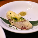 中国菜 膳楽房 - 【本日の日替わりランチ＠税込1,300円】さつまいも衣揚げ カレー塩添え