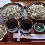 そば屋 福得妙満 - 盛りそば大盛り。