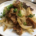 立ち呑みなかじ - せせり柚子胡椒焼き