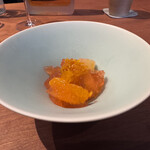 しろ - カンパリオレンジをイメージしたデザート