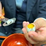 東京庵 - うずら卵バサミ　初めて見ました
さすが豊橋