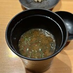鮨 つぼみ - お味噌汁