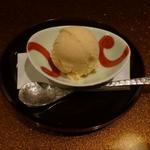 野菜割烹 あき吉 - きな粉アイスクリーム