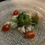 和フレンチバル村塾 屋根裏 別邸 - 水タコのカルパッチョ