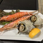 つり舟 - 車海老とサザエ