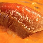 鮨やまか - 鮪漬け(江戸前の仕事がしっかりとされている)