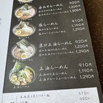 ニボシの恵 - メニュー