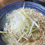 ニボシの恵 - あっさりネギだけらーめん+ こぼれ花かつお飯セット