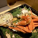 ふくい、望洋楼 - 茹で蟹 主 1.31kg