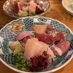 串焼鳥 まほろば - 造り5種盛り(1,280円×2人前)