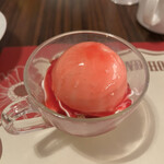 ザ・ダイヤモンドホースシュー - バニラパルフェグラッセのアップルパイ仕立て