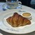 Zéro One Café & Brasserie - 料理写真:こがさかベイクのクロワッサンとレモンのコンフィチュール 418円＋ドリンクセット・ブレンドコーヒー(ホット) 308円