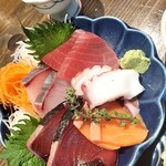 またあした - お刺身五点盛り