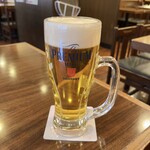信州そば処 そじ坊 - ほろ酔いセットの生ビール(中)♪