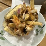 讃岐うどん 本格手打 てつ家 - 単品天ぷら : かきあけ