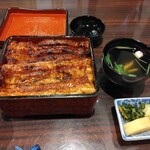 うなぎ 魚政 - 国産ブランド鰻特上7700円 肝吸い300円