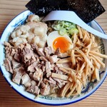 ケンチャンラーメン - 中華そば普通、いつものセッティングで(⁠^⁠^⁠)